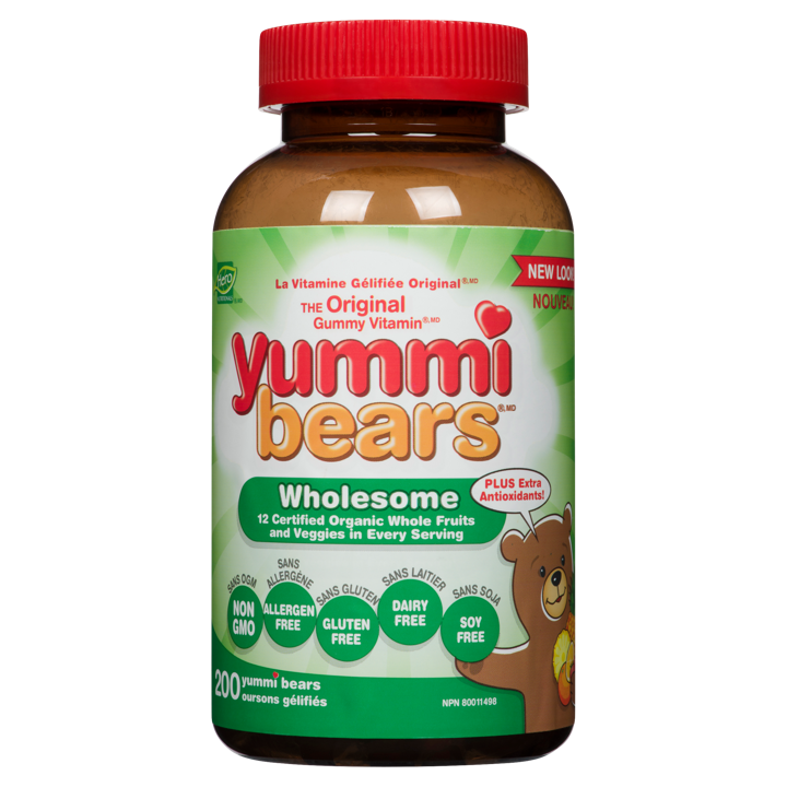 Wholesome Yummi Bears + Antioxidants - 200 count