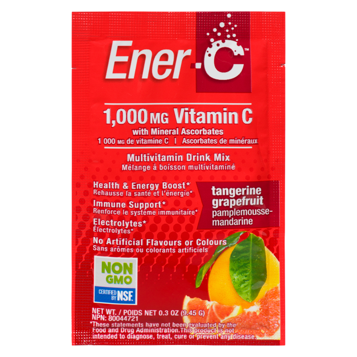 Vitamin C Effervescent Powdered Drink Mix - Tangerine Grapefruit 1,000 mg - 9.45 g