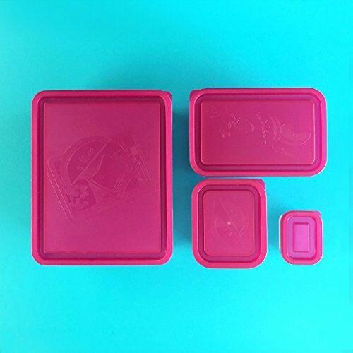 Lunch Box Set - Raspberry - 1 each