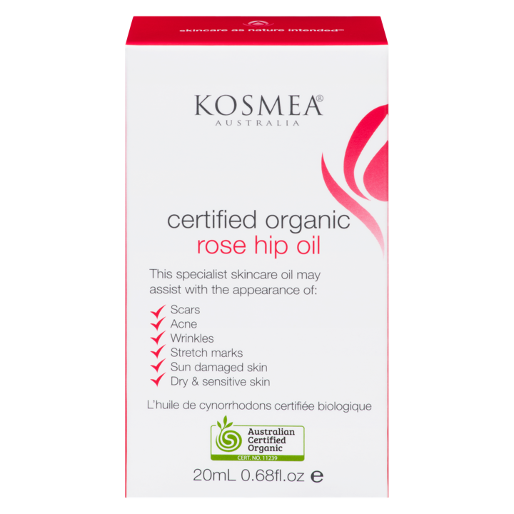 Certified Organic Rose Hip Oil - 20 ml