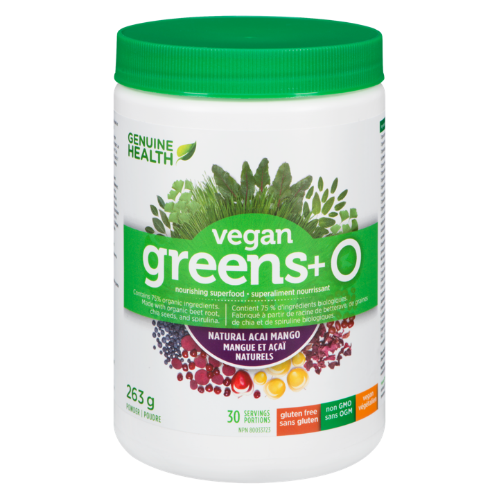 Vegan Greens+ O - Acai &amp; Mango - 263 g