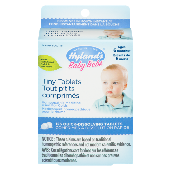 Baby Tiny Cold Tablets - 125 tablets