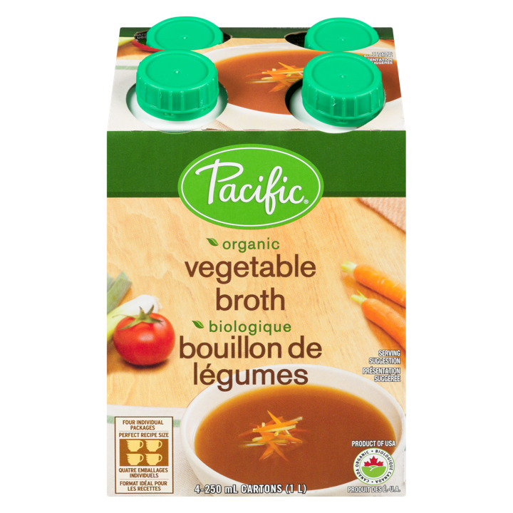 Broth - Vegetable Low Sodium - 4 x 250 ml