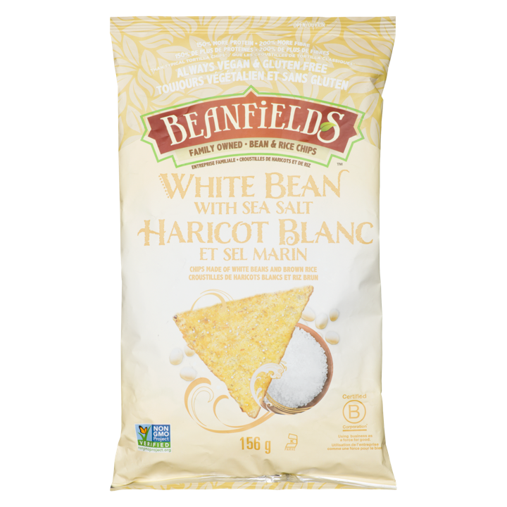 Bean Chips - White Bean with Sea Salt - 156 g