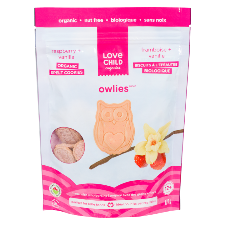 Owlies - Raspberry + Vanilla 12+ months - 170 g