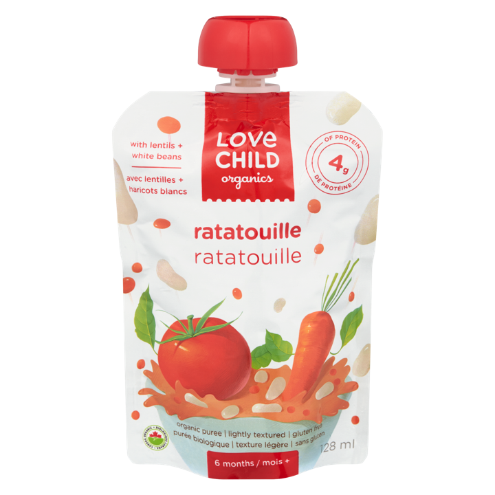 Organic Puree - Ratatouille 6+ months - 128 ml