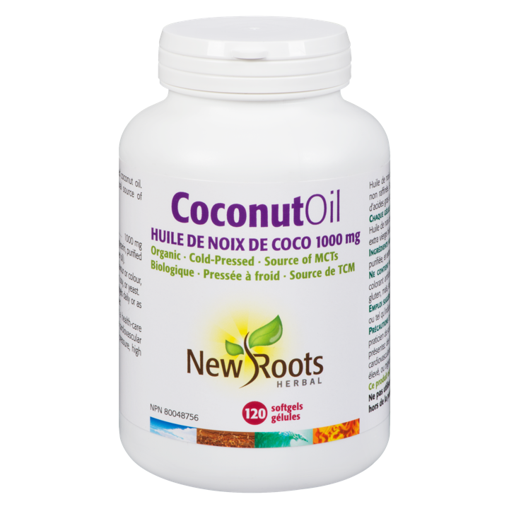 Coconut Oil - 1,000 mg - 120 soft gels