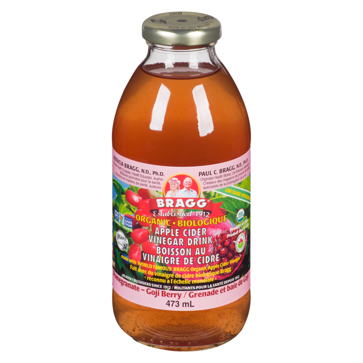 Apple Cider Vinegar All Natural Drink - Pomegranate Goji-Berry - 473 ml