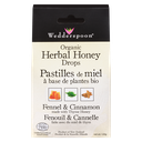 Herbal Honey Drops - Fennel &amp; Cinnamon - 120 g