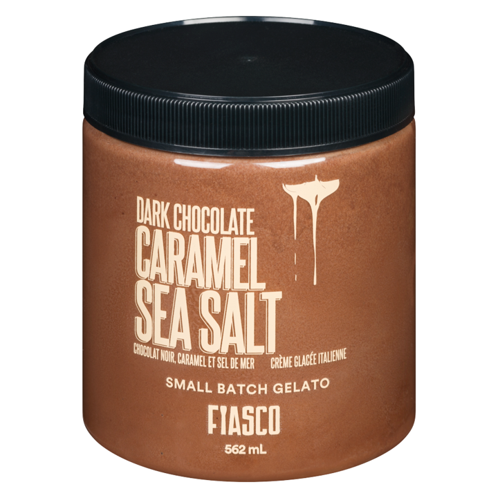 Gelato - Dark Chocolate Caramel Sea Salt - 562 ml