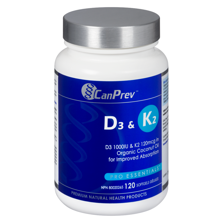 D3 &amp; K2 - 120 soft gels