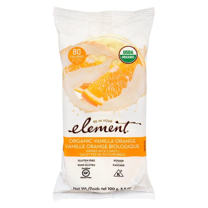 Dipped Rice Cakes - Sweet Vanilla Orange - 100 g