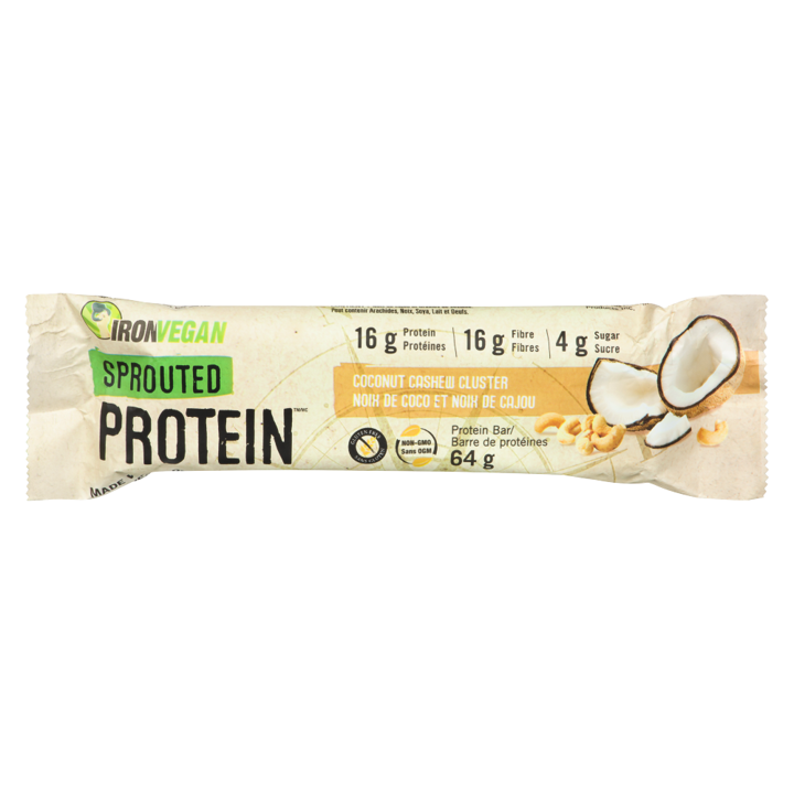 Sprouted Protein Bar - Coconut Cashew Cluster - 64 g