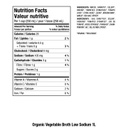 Broth - Vegetable Low Sodium - 1 L