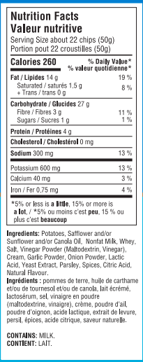 Potato Chips - Ranch - 220 g