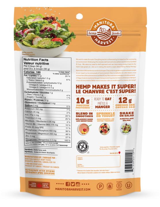 Hemp Hearts - 2.27 kg