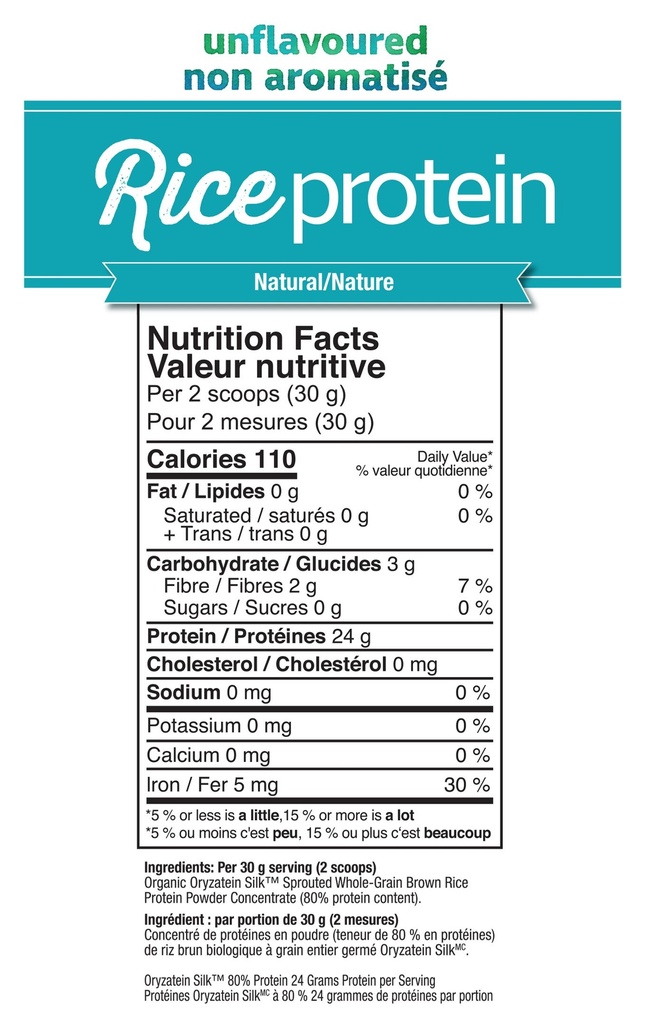 Rice Protein Natural - 360 g