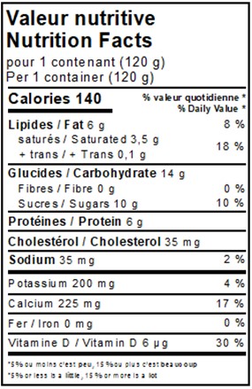 Vanilla Goat Yogurt 4.9%