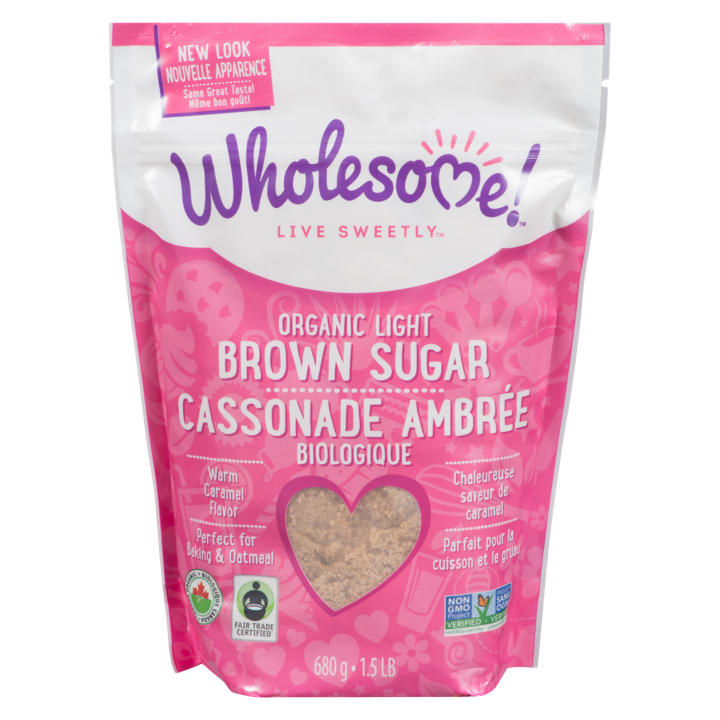 Organic Light Brown Sugar - 680 g