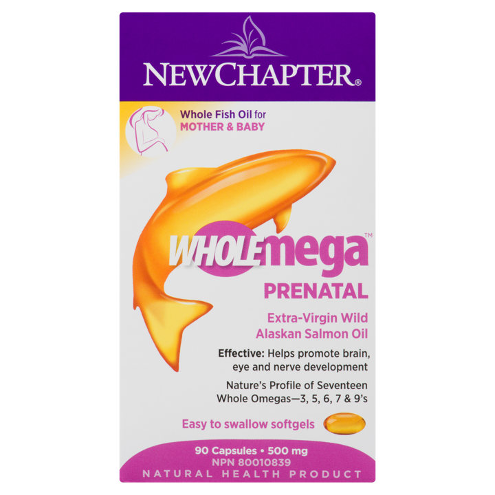 Wholemega Prenatal - 500 mg - 90 capsules