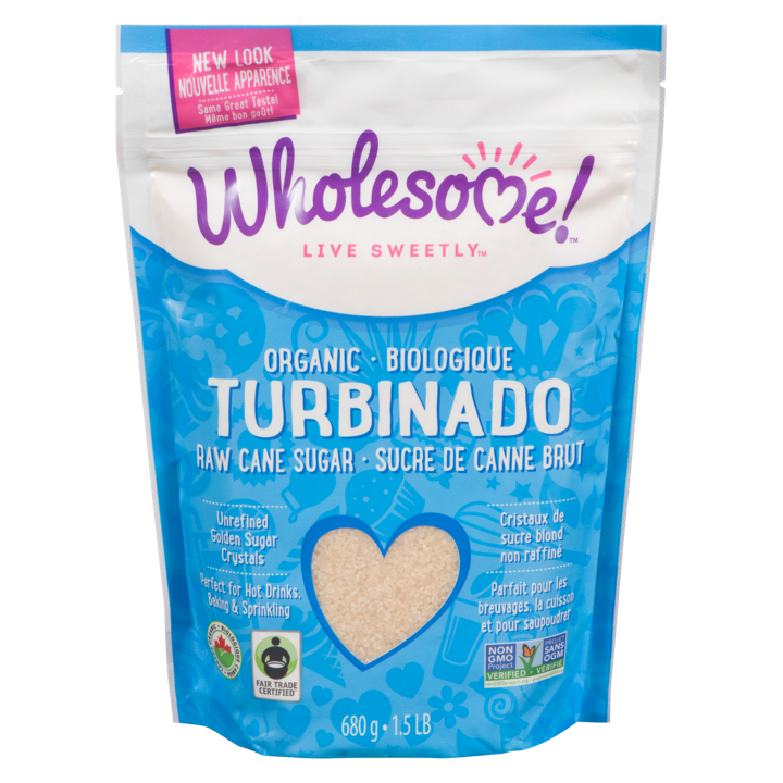 Organic Raw Cane Turbinado Sugar - 680 g