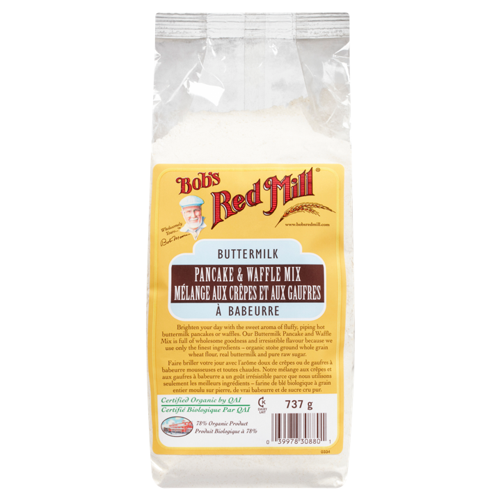 Pancake &amp; Waffle Whole Grain Mix - Buttermilk - 737 g