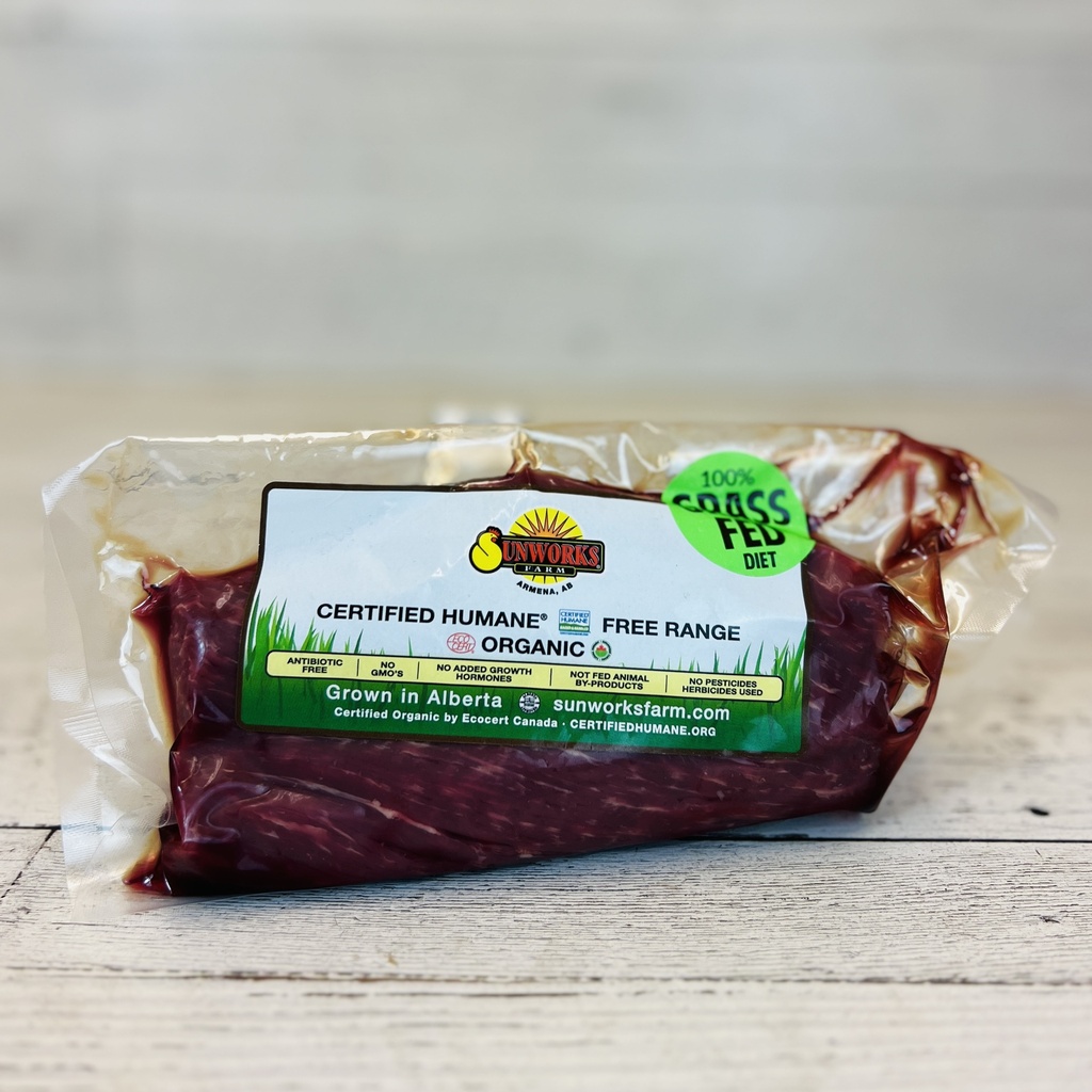 Beef Flank Steak Organic - Fresh