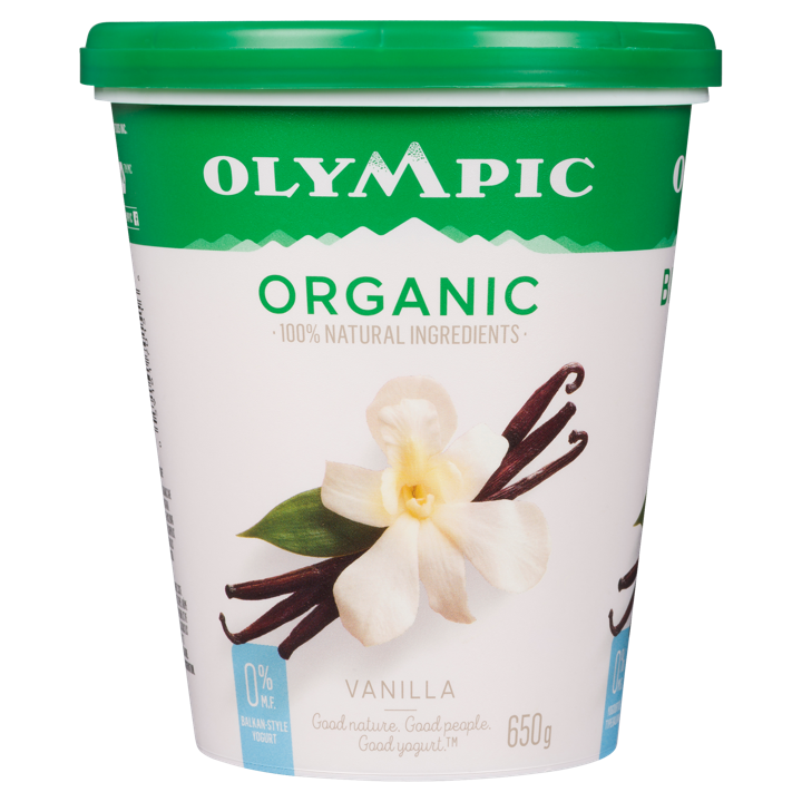 Organic Yogurt - Vanilla 0% Milk Fat