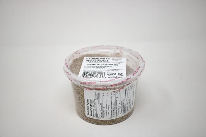 Brown Sesame Seeds - 500 ml Container