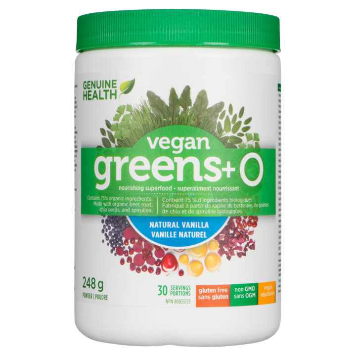 Vegan Greens+ O - Natural Vanilla