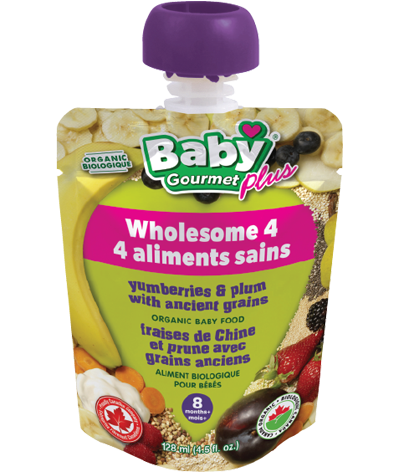 Organic Baby Food - Yumberries &amp; Plum with Ancient Grains 8+ months