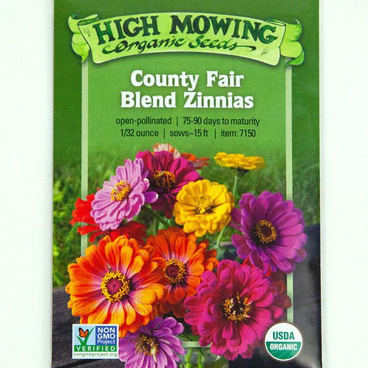 Seeds - County Fair Blend Zinnias