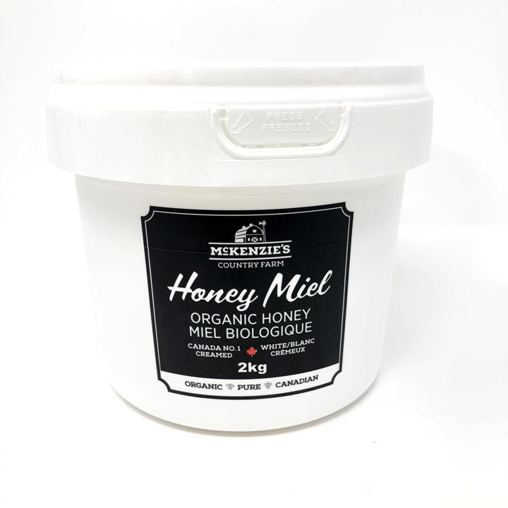 Organic Honey Canada No.1 White Unpasturized Creamed