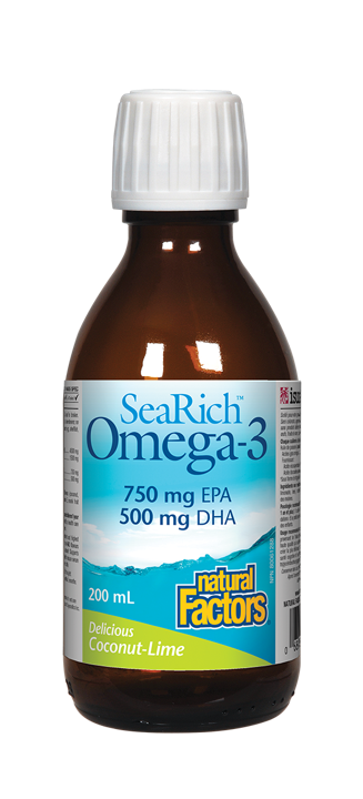 SeaRich Omega-3 - Coconut-Lime 750 mg EPA, 500 mg DHA