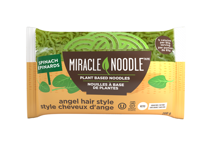 Shirataki Konjac Spinach Angel Hair