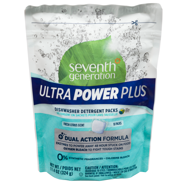 Ultra Power Plus Dishwasher Detergent Packs