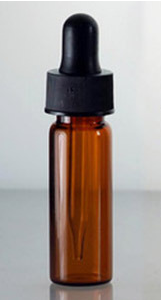 Bottle Amber w/Dropper Gls - 5 ml