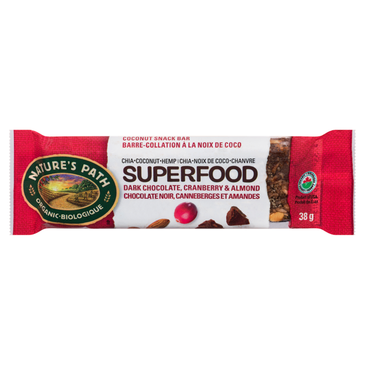 Superfood Bar - Dark Chocolate, Cranberry &amp; Almond