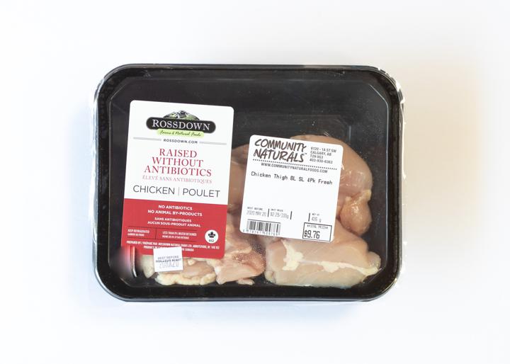 Chicken Thigh Boneless Skinless Organic 4pc - Frozen