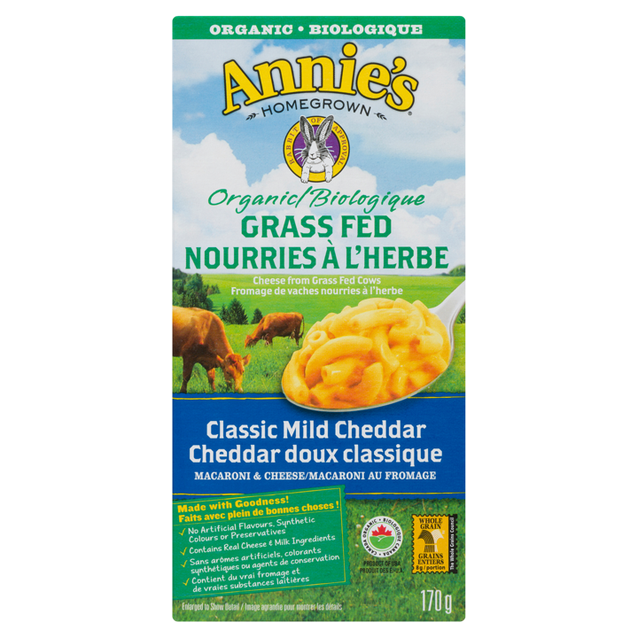 Grass Fed Macaroni &amp; Cheese - Classic Mild Cheddar