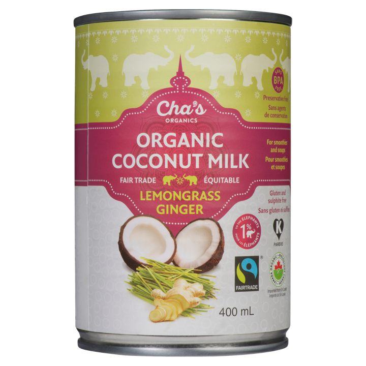 Organic Coconut Milk - Lemongrass Ginger