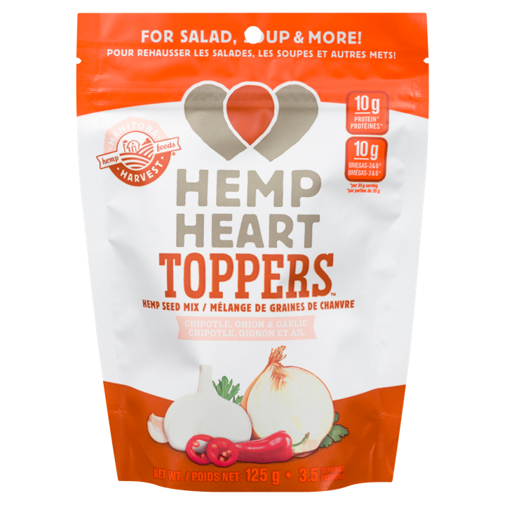 Hemp Heart Toppers - Chipotle, Onion &amp; Garlic