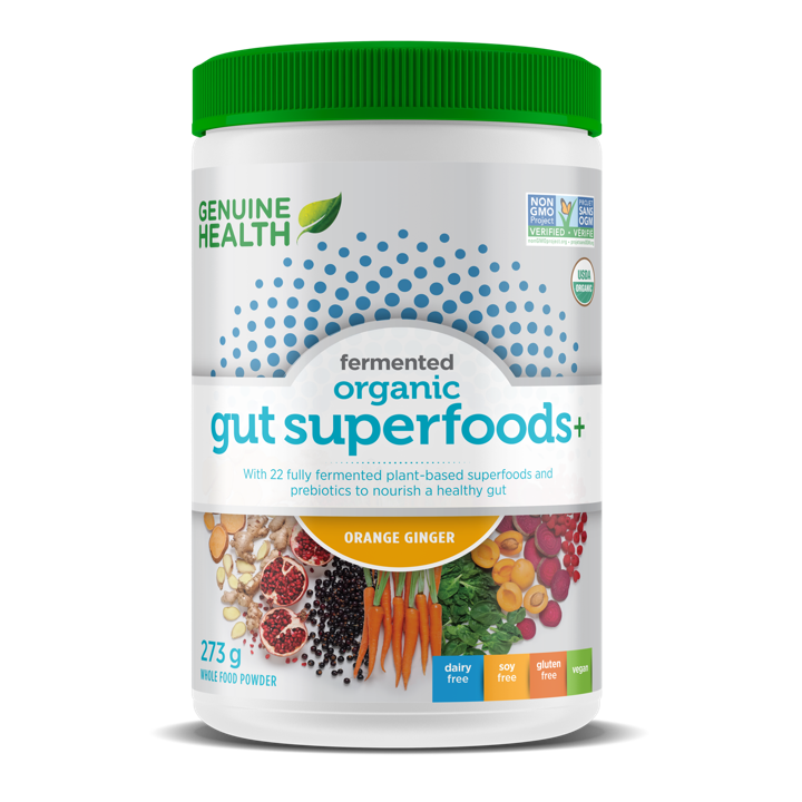 Fermented Organic Gut Superfoods+ - Orange Ginger