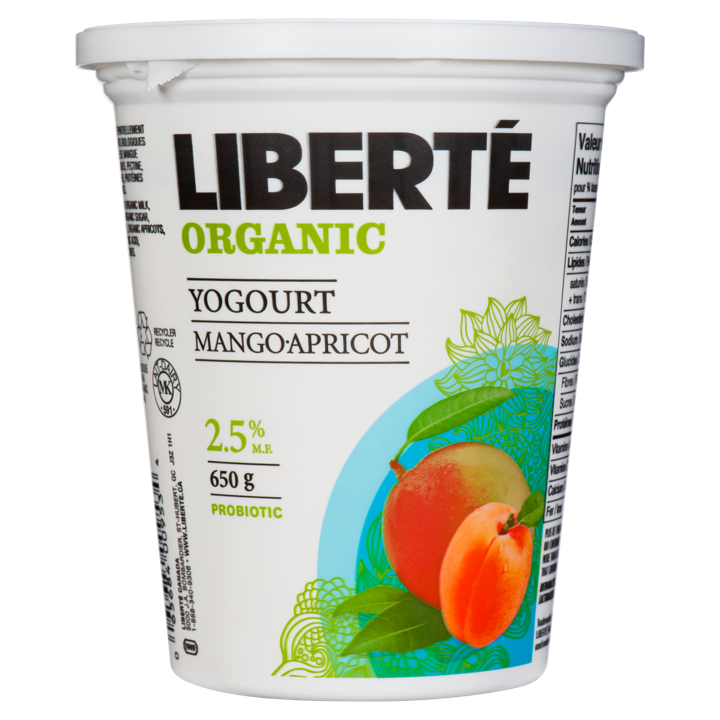 Organic Yogurt - Mango-Apricot