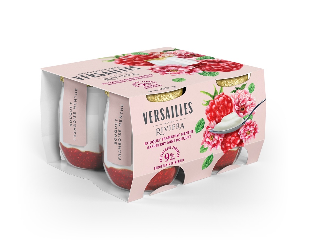 Versailles Yogurt 9 % - Raspberry Mint