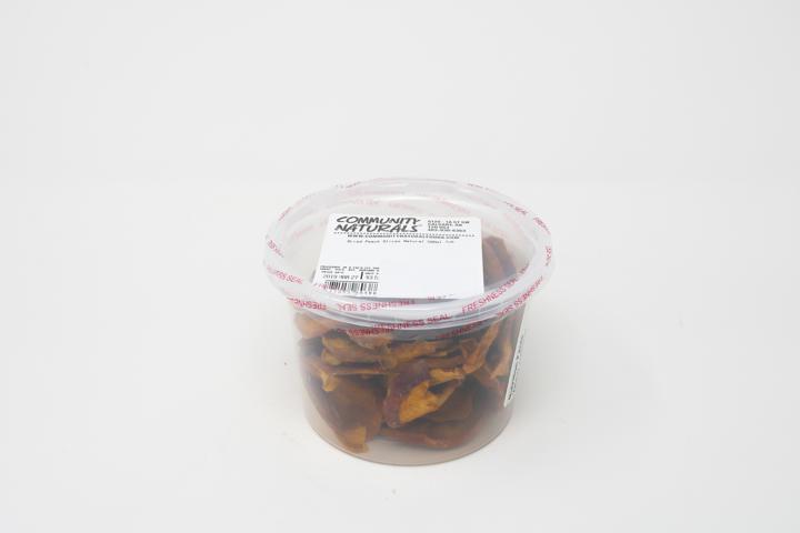 Dried Peach Slices Natural 500ml Tub