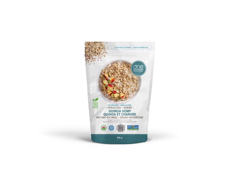 Sprouted Quinoa Hemp Instant Oatmeal