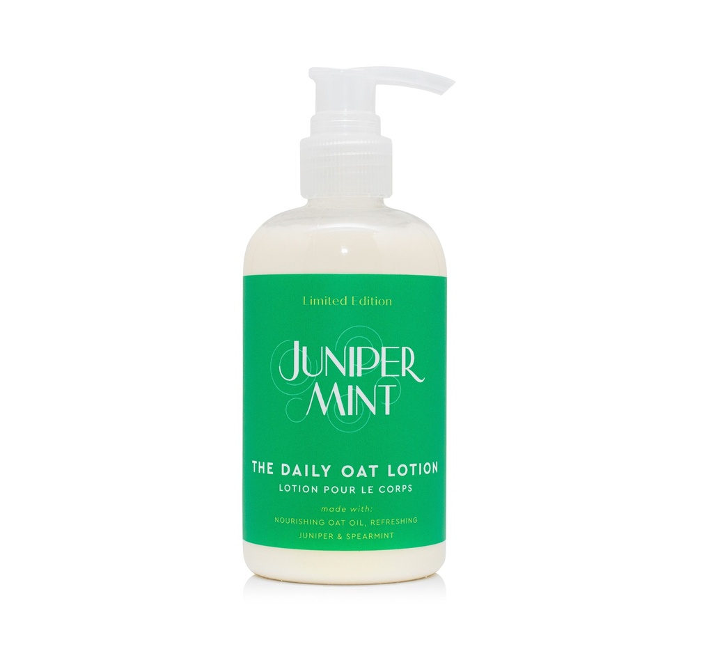 Juniper and Mint Oat Body Lotion