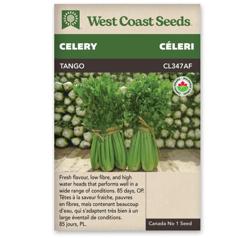 Seeds - Tango Celery Certified Organic