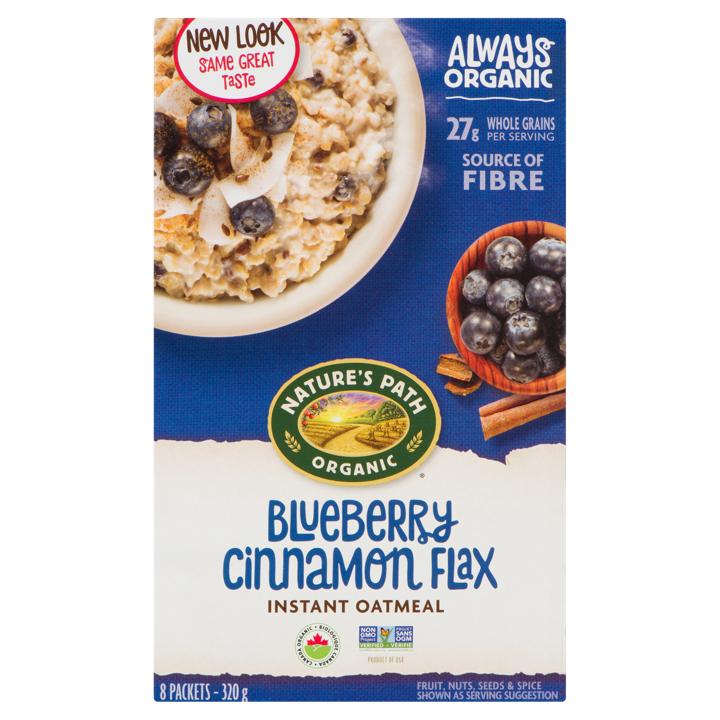 Instant Oatmeal - Blueberry Cinnamon Flax